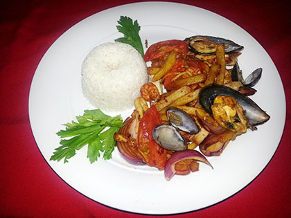 Saltado de Marisco